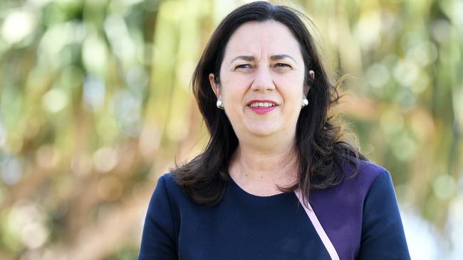 Premier Annastacia Palaszczuk is reportedly refusing to respond to Gladys Berejiklian’s requests to discuss borders. Picture: Patrick Woods