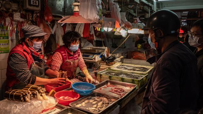 The Chinese Communist Party has given the green light for reopening wet markets with the backing of the UN’s World Health Organisation. Picture: Getty Images