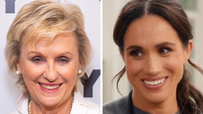 Tina Brown and Meghan Markle.