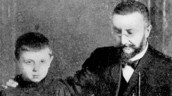 French Psychologist Alfred Binet with a child in the late 19th century. Picture: Alaskan Health and Social Services