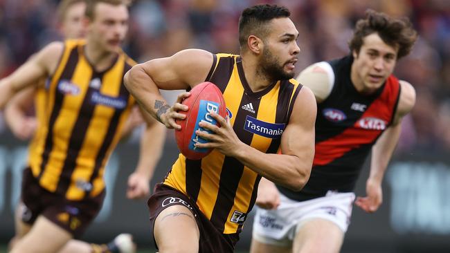 Jarman Impey charges forward. Picture: Michael Klein