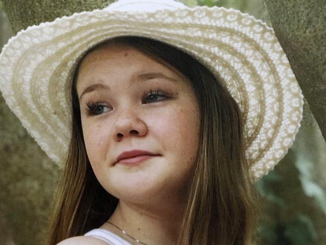 DAILY TELEGRAPH MARCH 1, 2022. Photo of 15-year-old suicide victim Tilly Rosewarne, who took her life after years of bullying.