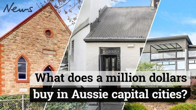 What does a million dollars buy in Aussie capital cities?