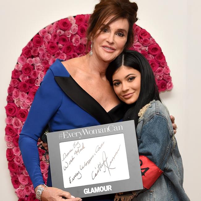 Kylie’s baby boy made the Olympian a grandparent of 19. Picture: Nicholas Hunt/Getty Images for Glamour