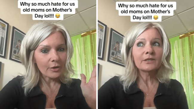 Biba is over the "hate" older mums get on Mother's Day. Picture: bibalubenski/TikTok