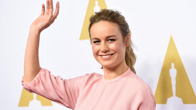 Brie Larson is hot favourite with critics and bookies to win Best Actress. Picture: AFP