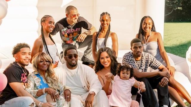 Sean Combs and his children via Instagram. He has seven kids with four different women.