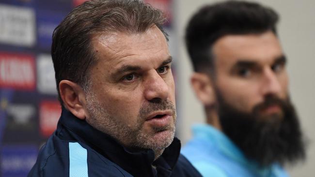 Ange Postecoglou speaks ahead of the Socceroos' clash with Honduras. Picture: AAP