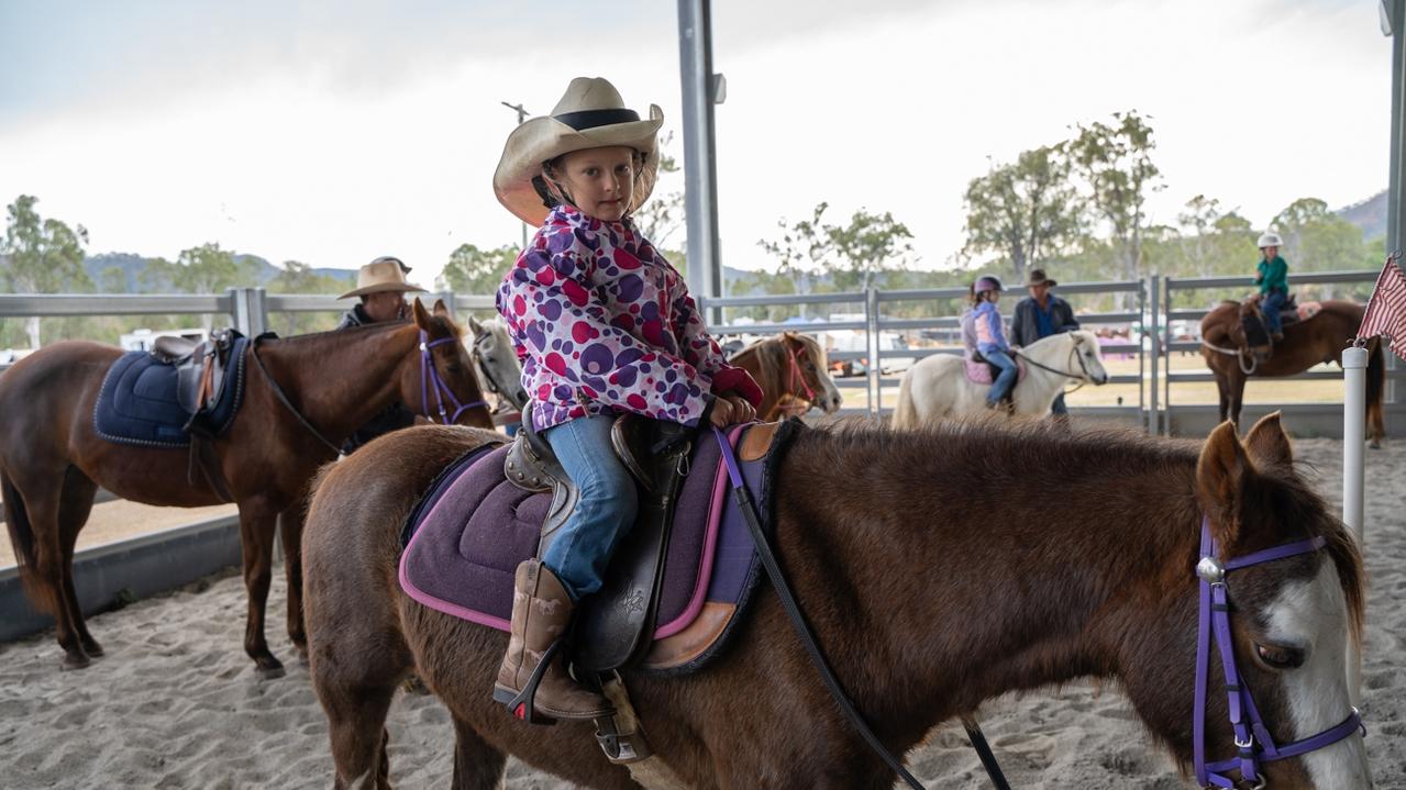 Clem at the Sunday horse events of the Kilkivan Great Horse Ride. Sunday, July 2, 2023. Picture: Christine Schindler