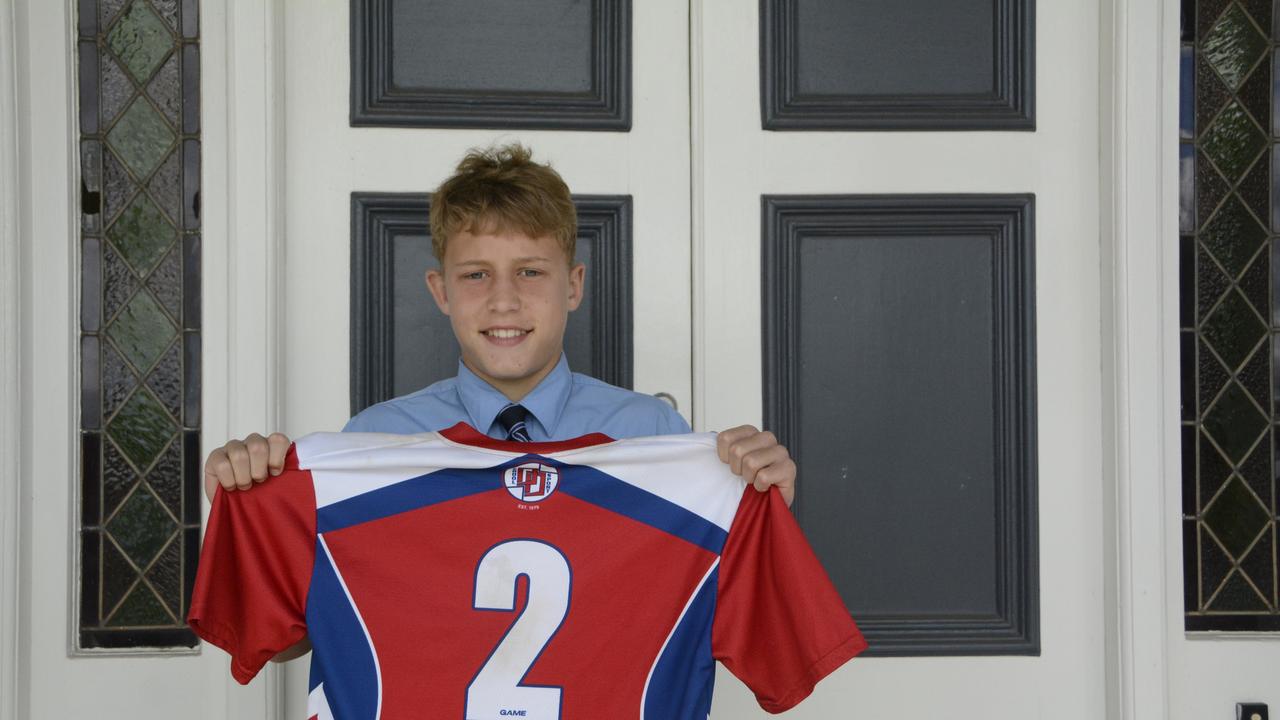 St Mary's College student Lachlan Hillman.