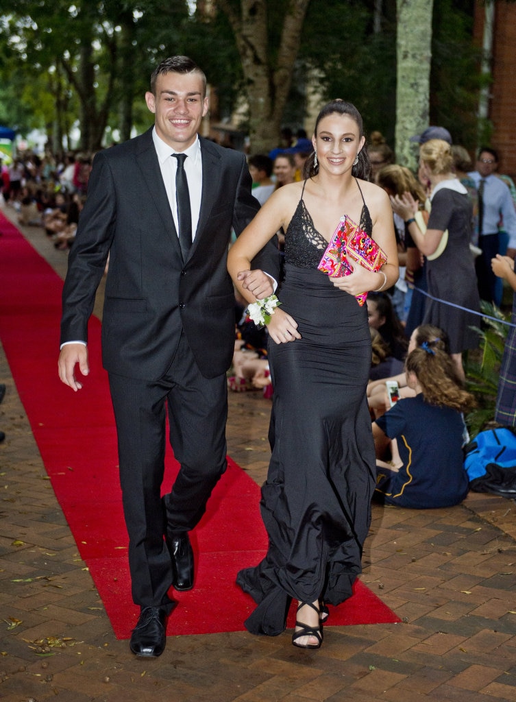 ( From left ) Lachlan Perry and Shannon Goldsworthy. Picture: Nev Madsen