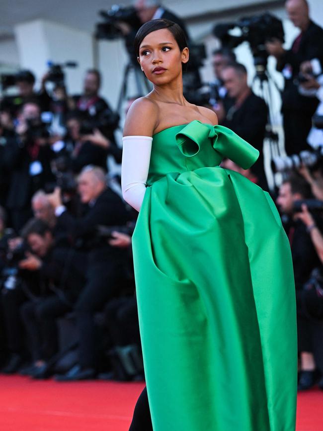 Russell on the red carpet in Venice last year. Picture: AFP