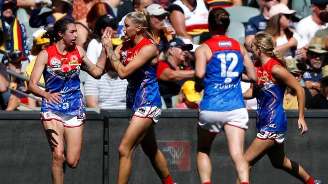 A grand final rematch is planned for round 1 of the AFLW season. Picture: Dylan Burns/AFL Photos via Getty Images