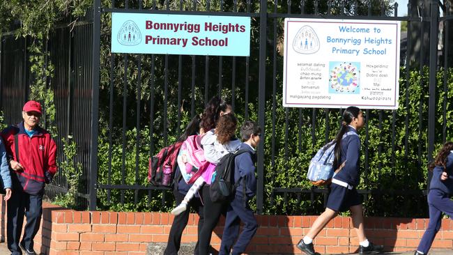 Bonnyrigg Heights Public School was closed for cleaning on Monday after a link to an infectious student. Picture: Ian Svegovic