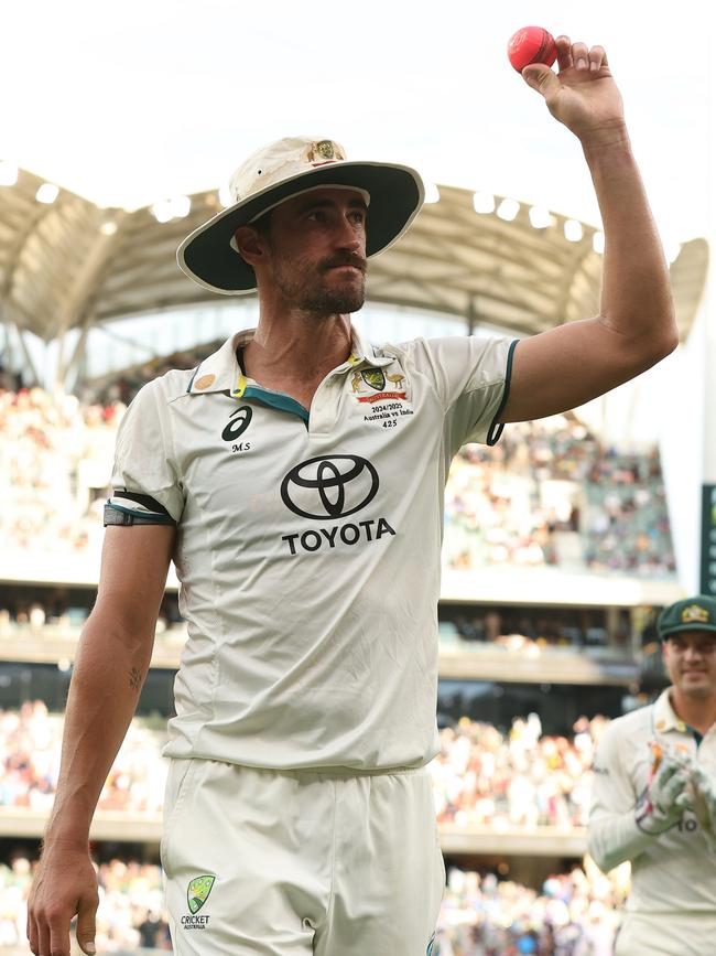 Mitchell Starc took a career-best 6-48. Picture: Paul Kane/Getty Images