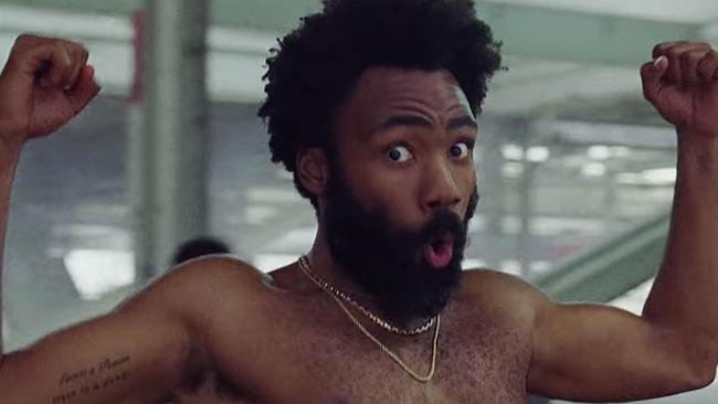 Childish Gambino in This is America. Picture: Supplied 