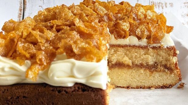 Try this Cornflakes crunch cake.