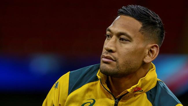 Israel Folau’s upcoming legal battle with Rugby Australia could prove to be a “major turning point”. Picture: Geoff Caddick/AFP