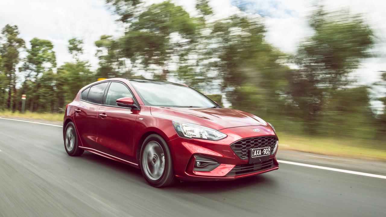 The Focus ST-Line straddles the line between hot hatch and a regular small car. Photo: Thomas Wielecki.