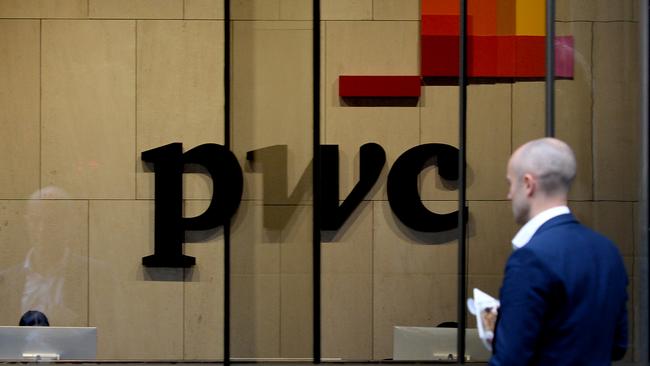 PwC Melbourne corporate office at Riverside Quay, Southbank. Picture: NCA NewsWire / Andrew Henshaw