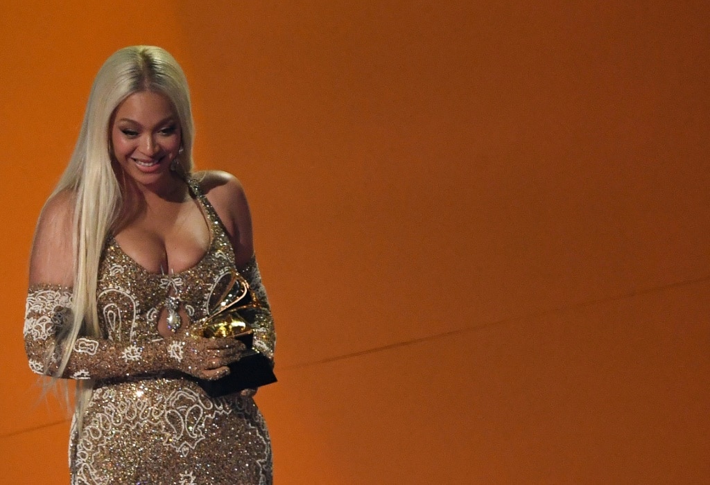 Beyonce accepts the Best Country Album Grammy for 'Cowboy Carter'