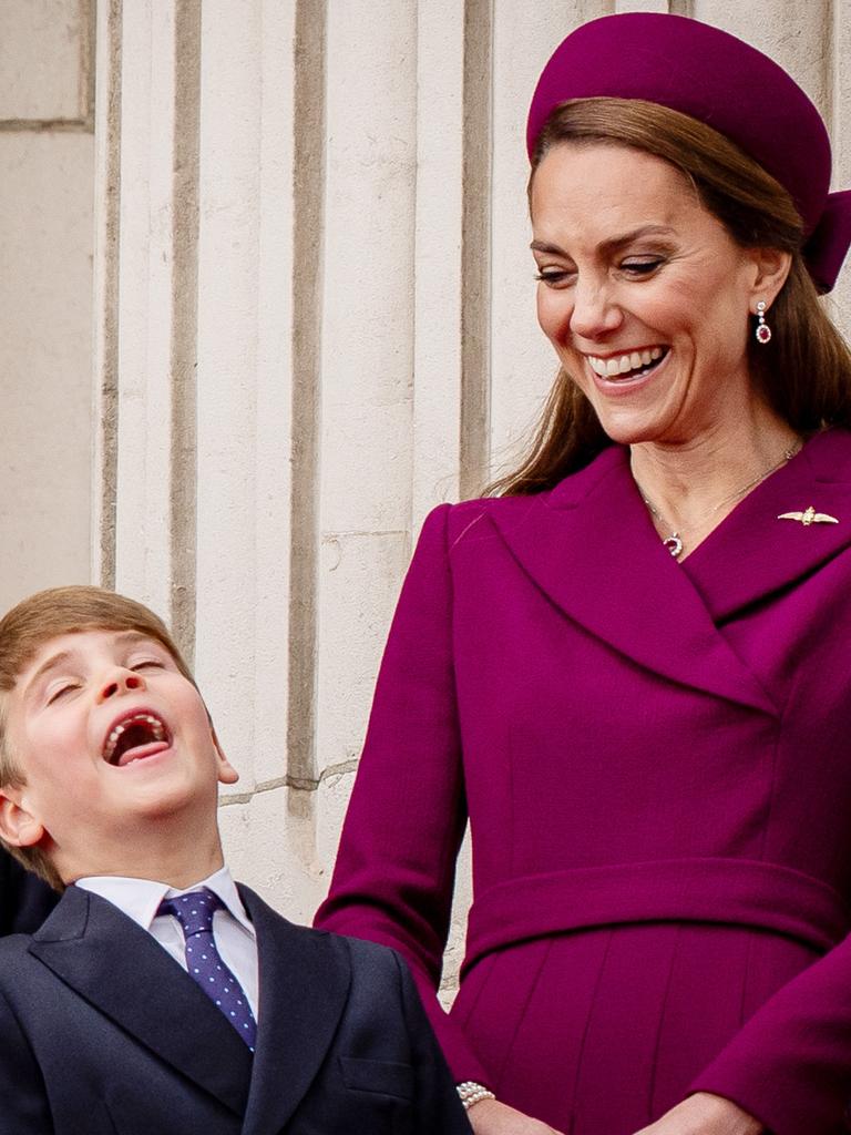 Louis was his usual cheeky self. Picture: Aaron Chown – WPA Pool/Getty Images