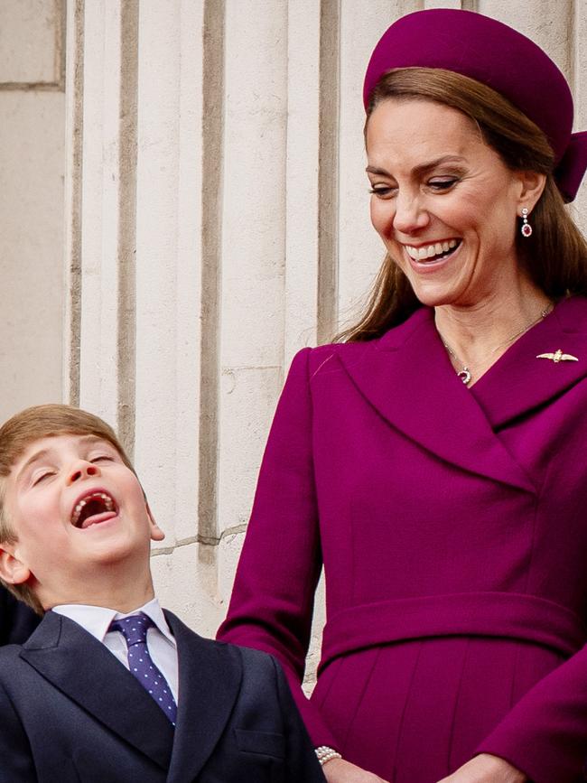 Louis was his usual cheeky self. Picture: Aaron Chown – WPA Pool/Getty Images