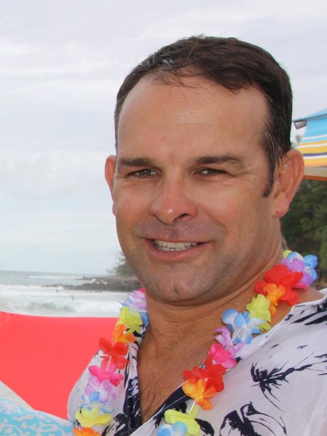 Peter James Cherry pictured at the 2017 Laguna Noosa Festival of Surfing at First Point, Noosa Heads. He was sentenced for public nuisance at a Noosa Heads restaurant.