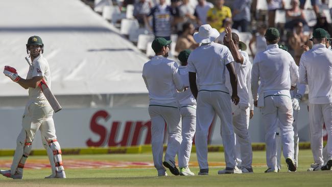 Mitchell Marsh hardly troubled the scorebook as the Aussies struggled.