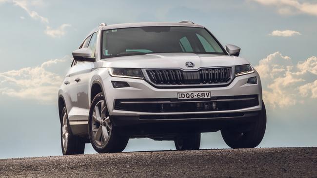 The Goldilocks of seven-seaters: Skoda’s Kodiaq. Pic: Thomas Wielecki.