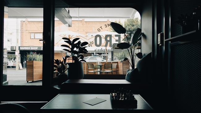 The bar looks like any other bar you’d come across in Melbourne.