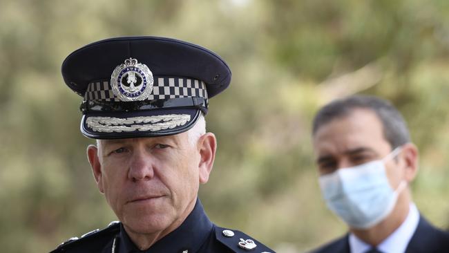 Police Commissioner Grant Stevens. Picture: NCA NewsWire / Naomi Jellicoe