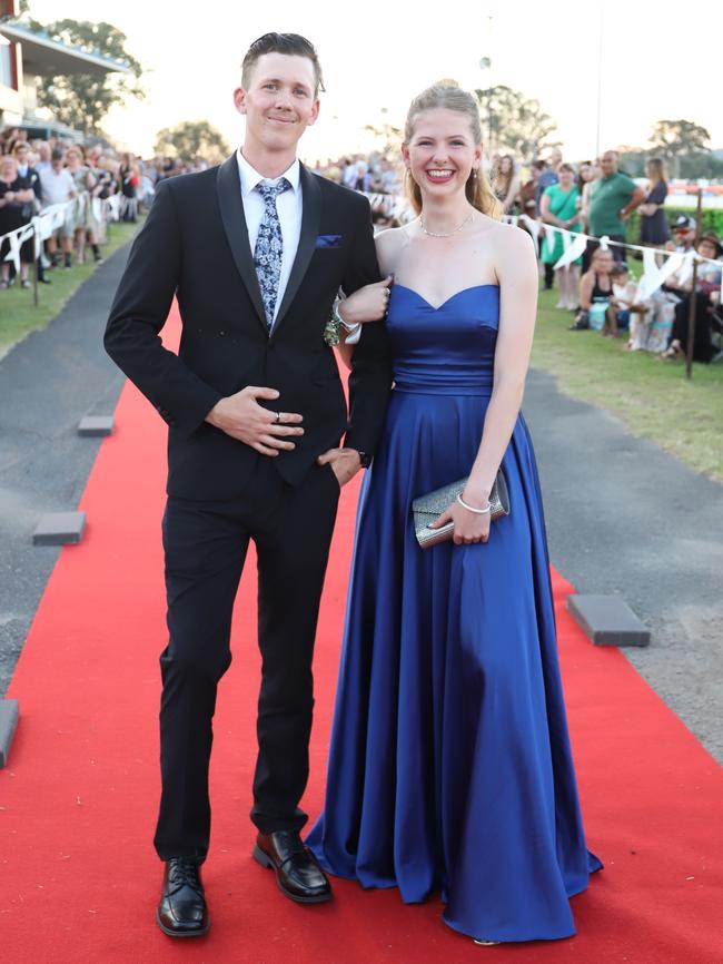 Nick Morley and Alyssa Watt at the James Nash State High School formal 2022.