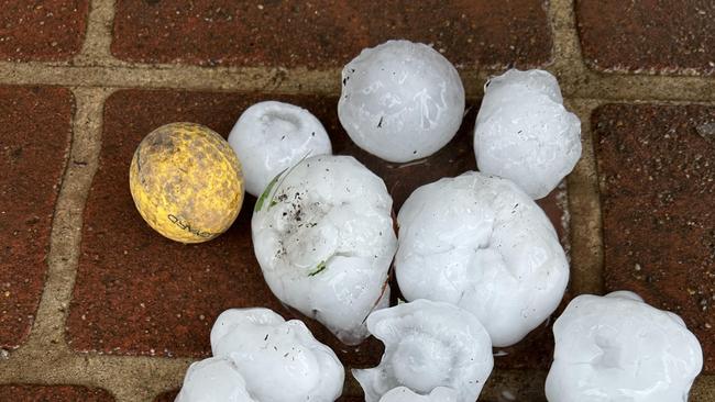 Hail across Gympie region, December 4, 2023