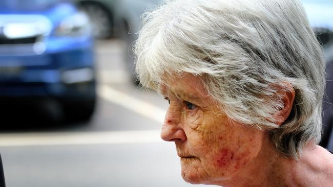 Frances Walshe, former business manager at one of Melbourne's most prestigious selective schools, faced the Victorian County Court on Thursday. Picture: Luis Ascui