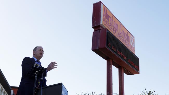 There has been a push to rename Abraham Lincoln High School in San Francisco. Picture: AFP