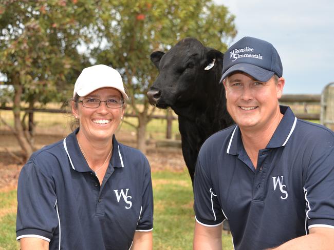 Woonallee Simmentals is run by Tom and Lizzy Baker at Millicent, South Australia.