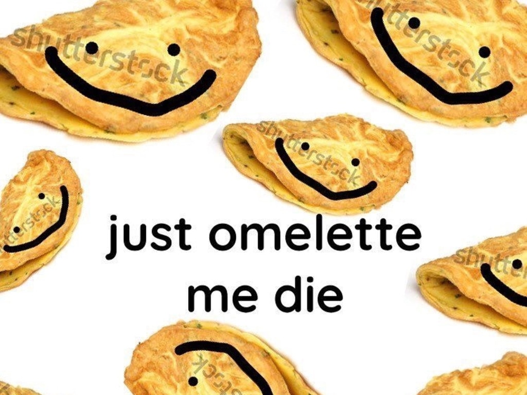 Some of the memes Jodie Carter discovered on her son's mobile phone. Picture: Supplied