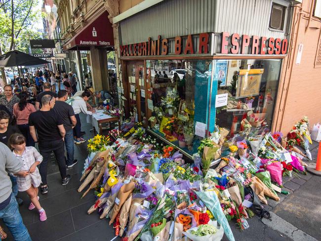 The aftermath of the horror Bourke St attack shocked the city. Picture: Jason Edwards