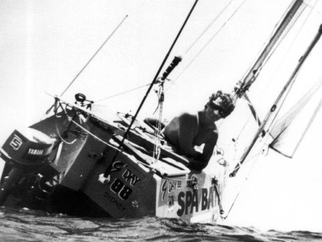 Coulston made headlines in the late 1980s with his attempts to sail the smallest boat across the Tasman. File picture