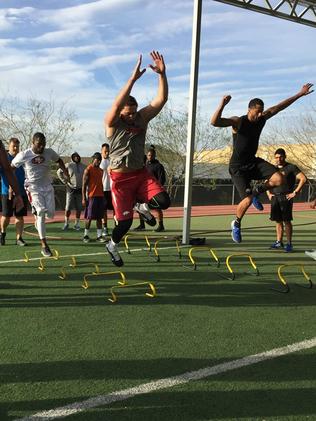 EXOS workouts designed for specific drills of NFL combine