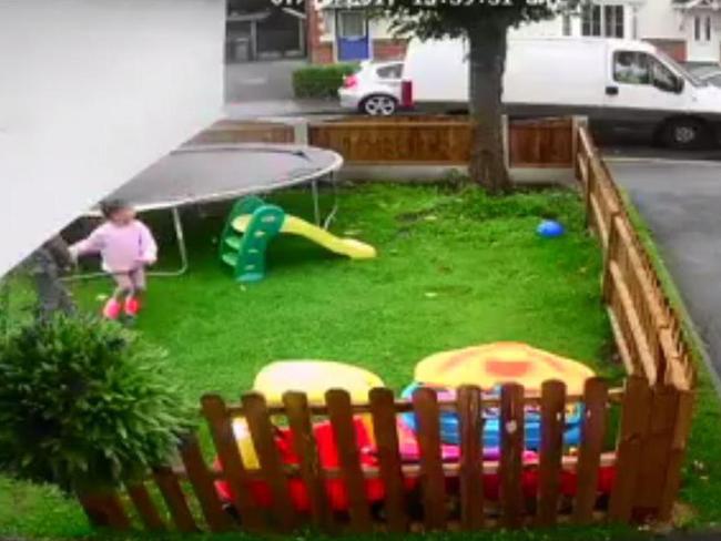 The three children were playing in the yard when the van driver pulled up. Picture: Facebook/Rechelle Marcia Haigh