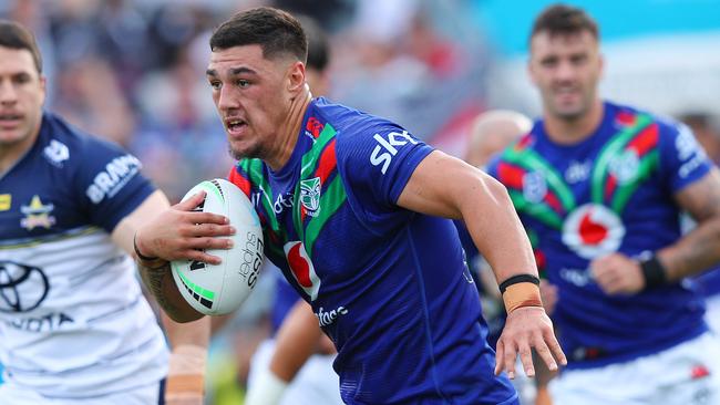 Jamayne Taunoa-Brown in action for the Warriors. Picture: NRL Photos