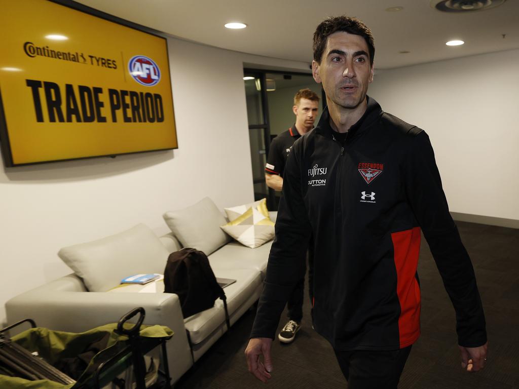 Essendon is one of the clubs which supports a mid-season trade period. Picture: Michael Klein