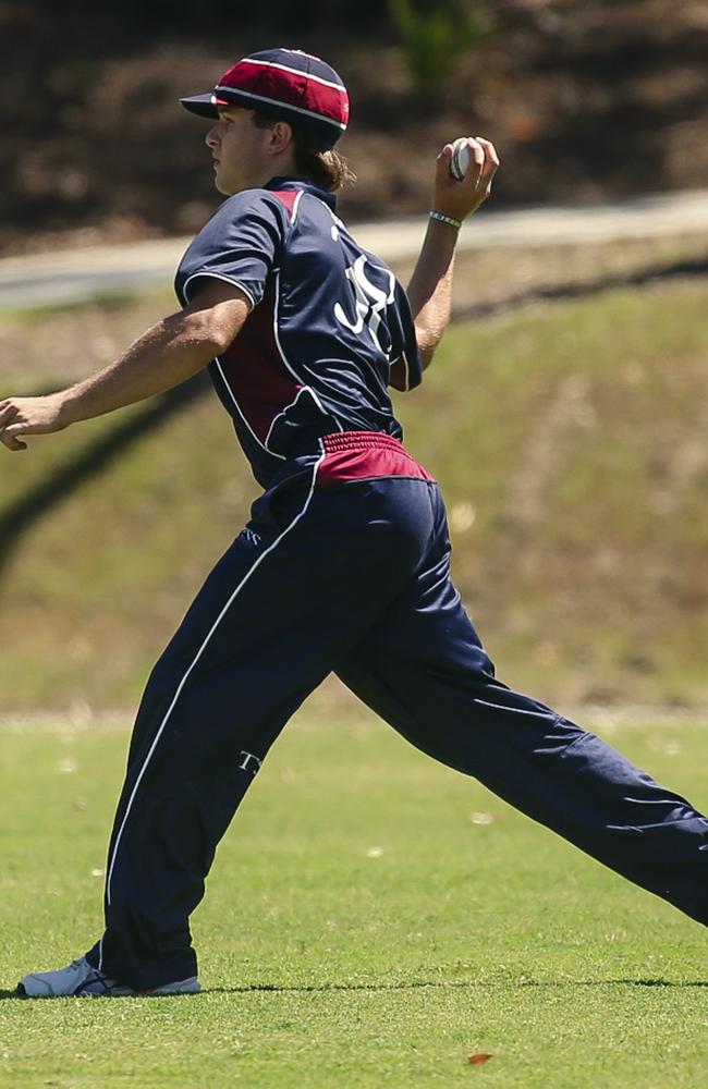 The Southport School v Brisbane State High School at The Southport School/Village Green. Picture: Glenn Campbell