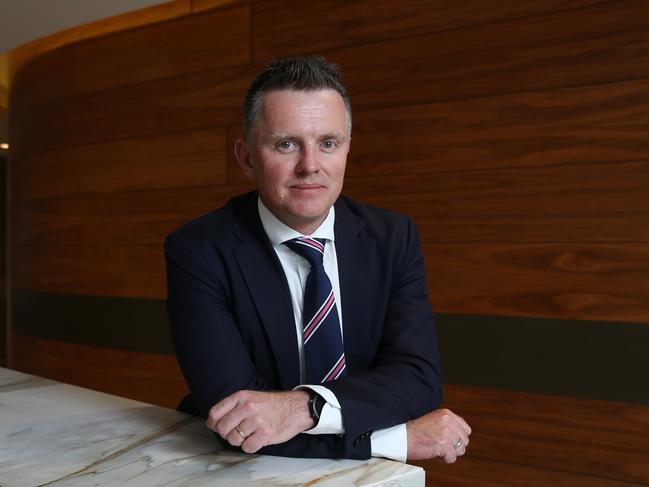 11/07/2019. Chris Nicol, Equity Strategist, Morgan Stanley, photographed at their offices in Sydney. Britta Campion / The Australian