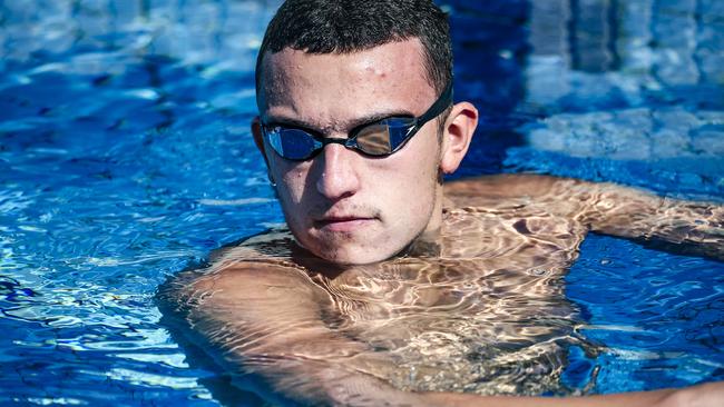 Gold Coast swimmer Flynn Southam. Picture: Glenn Campbell