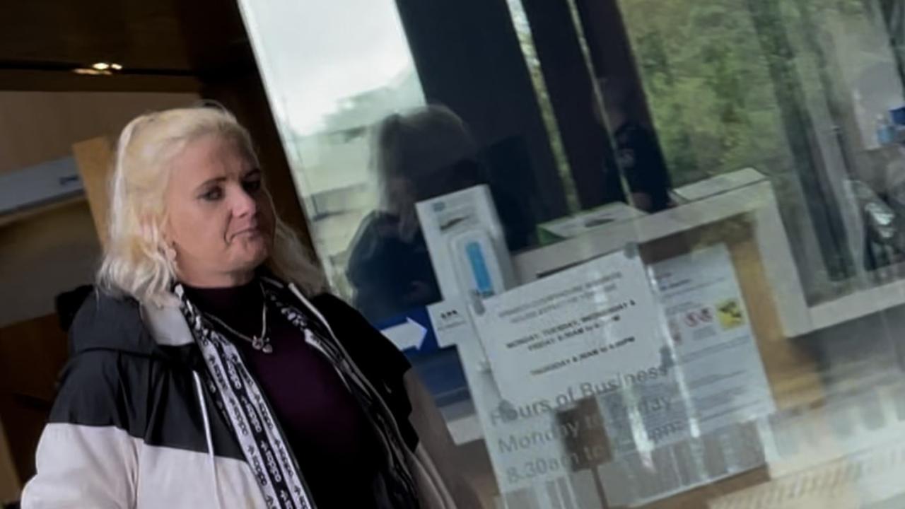 Jessica Maree Green outside the Ipswich courthouse. Picture: Grace Koo