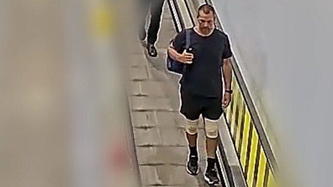 Police have tracked down and released CCTV of the mystery man whose body was was found in a Sunshine Coast river. Picture: QLD Police.