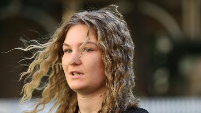 Wellington Point resident Lara Rowe said the plan would make it easier for her and her partner to buy their first home. Picture: Lachie Millard